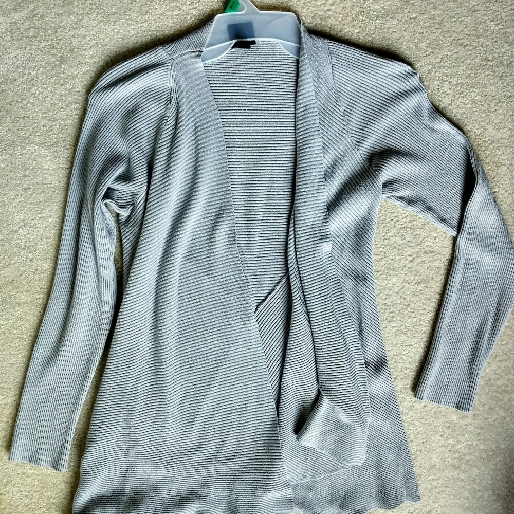 Grey Worthington Open knit Cardigan